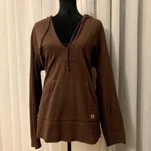 MK Michael Kors  Brown Jackets Coats Hoodie Sweatshirt, Size: L